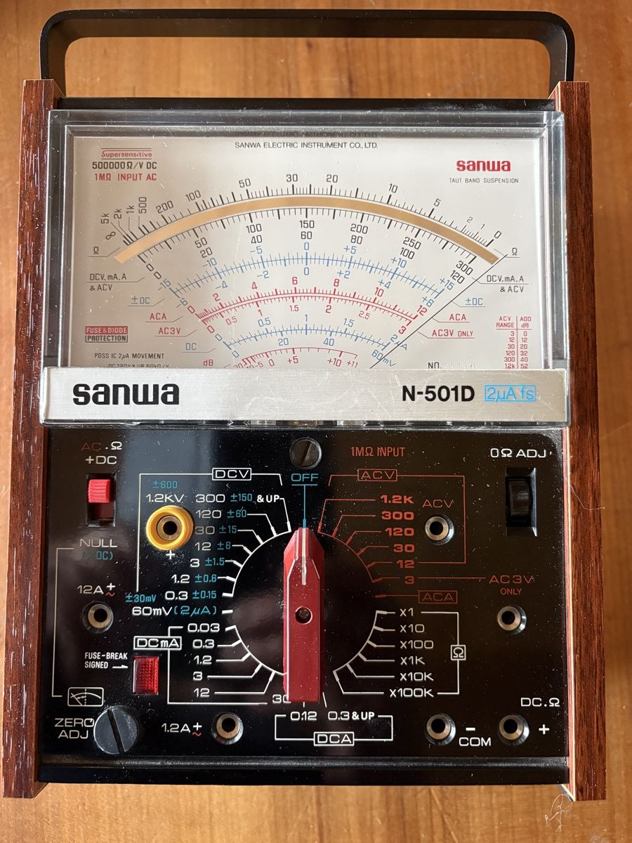 Misurare: Sanwa N-501D Analog-Multimeter – Usato da lobsigen venduto da kubada