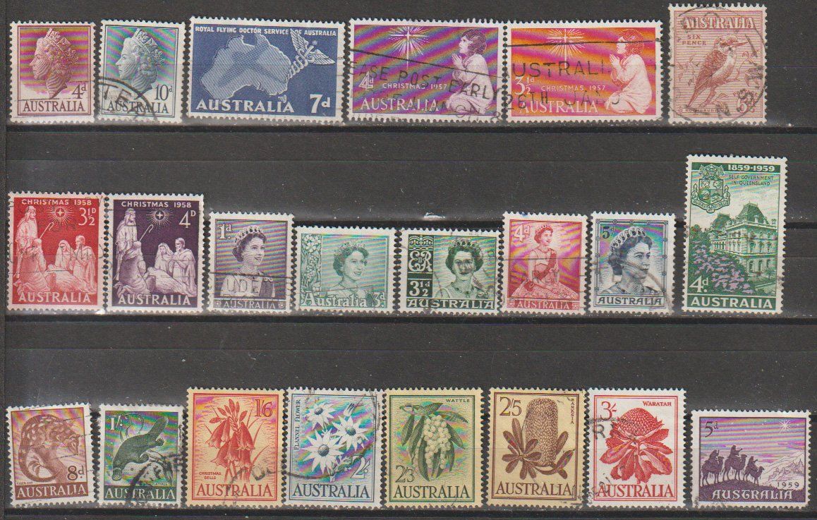 Tutti i francobolli: Australie, divers motifs, bon état – Usato da Crans-Montana venduto da kira56