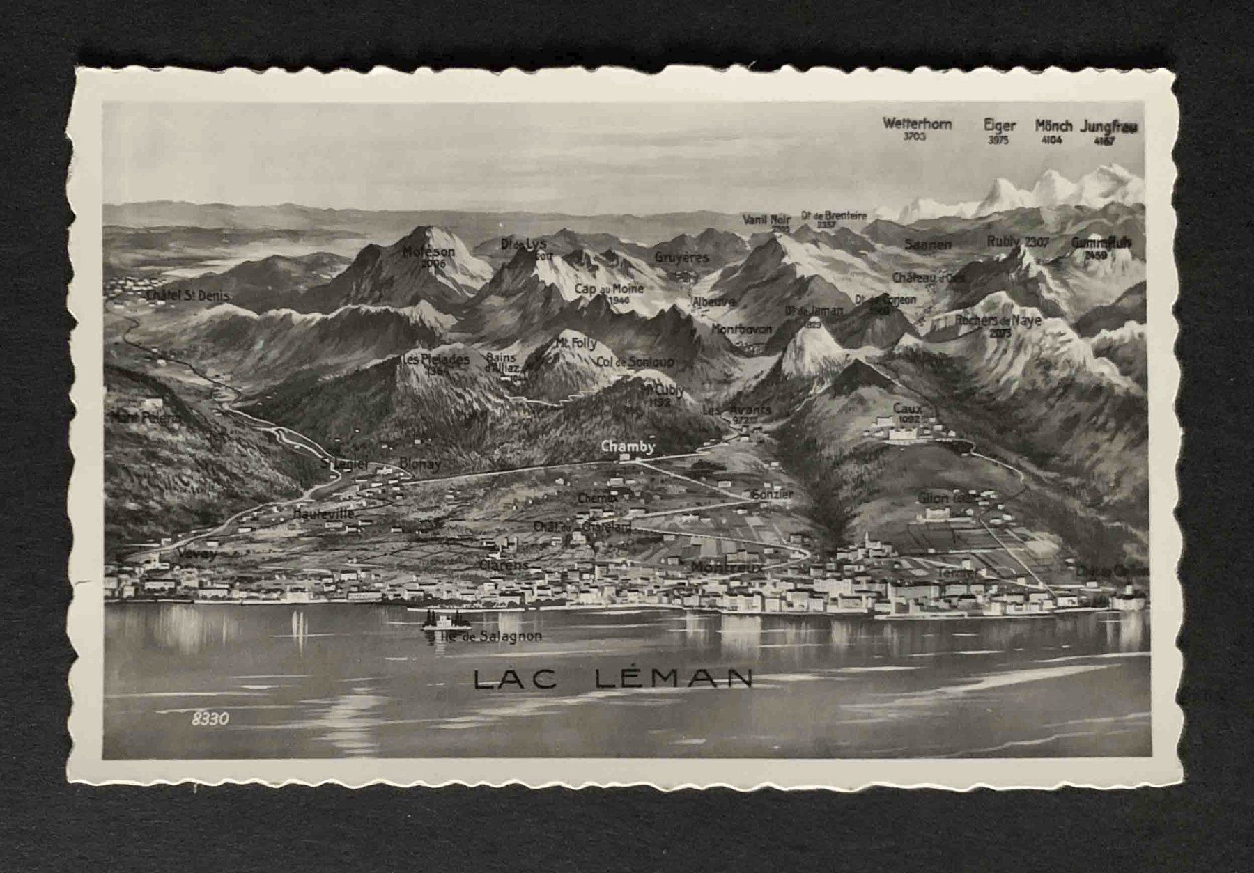 Cartoline postali: AK Lac Leman – Usato da Goldau venduto da artelier1