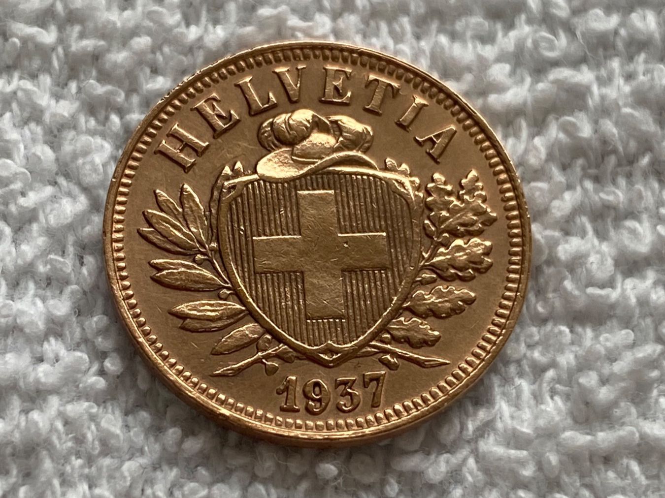 Tutti le monete: 2 centimes/rappen 1937 – Usato da Nyon venduto da Ilmi09