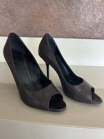 Gucci Schuhe, braun, Gr. 39, Peeptoes, Top Zustand!