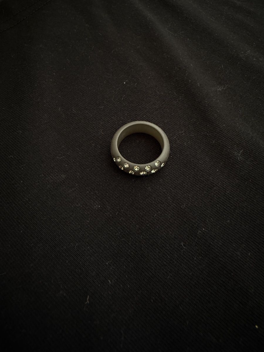 Ringe: Ring mit Swarovski Steinen, Grau / Silber, Statement Ring – Neu (gemäss Beschreibung) aus Winterthur von fij_f65r 1