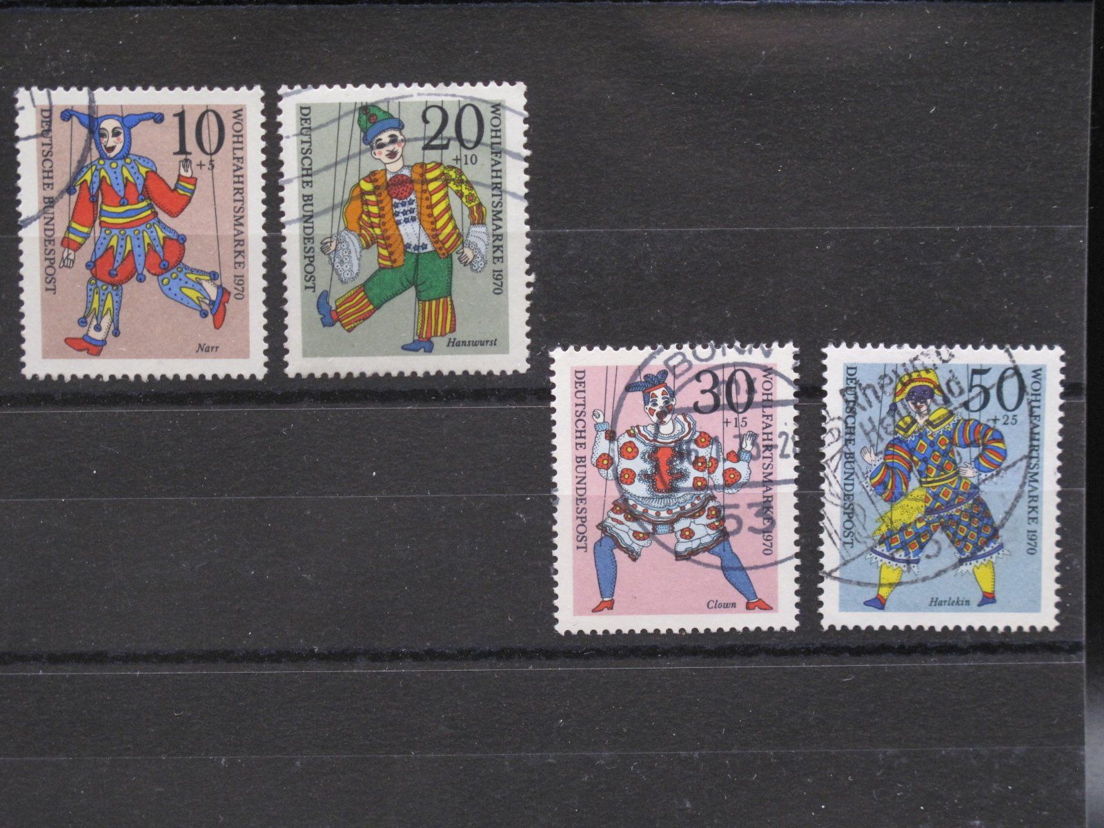 Tutti i francobolli: BRD 1970 Marionetten gest. – Usato da Wil SG venduto da fva01