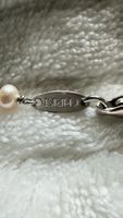 Christ Kette 925 Silber Zuchtperlen mit Anhänger neu