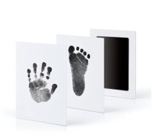 Stempelkissen Abdruck Hand / Fuss für Baby & Tiere schwarz