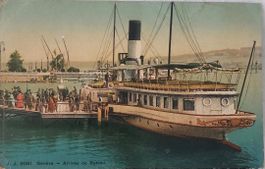 GENÈVE - Arrivée de bateau
