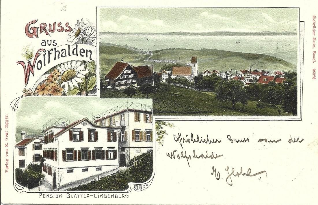 Ansichtskarten: Litho Wolfhalden  AR – Gebraucht aus Appenzell von mai25