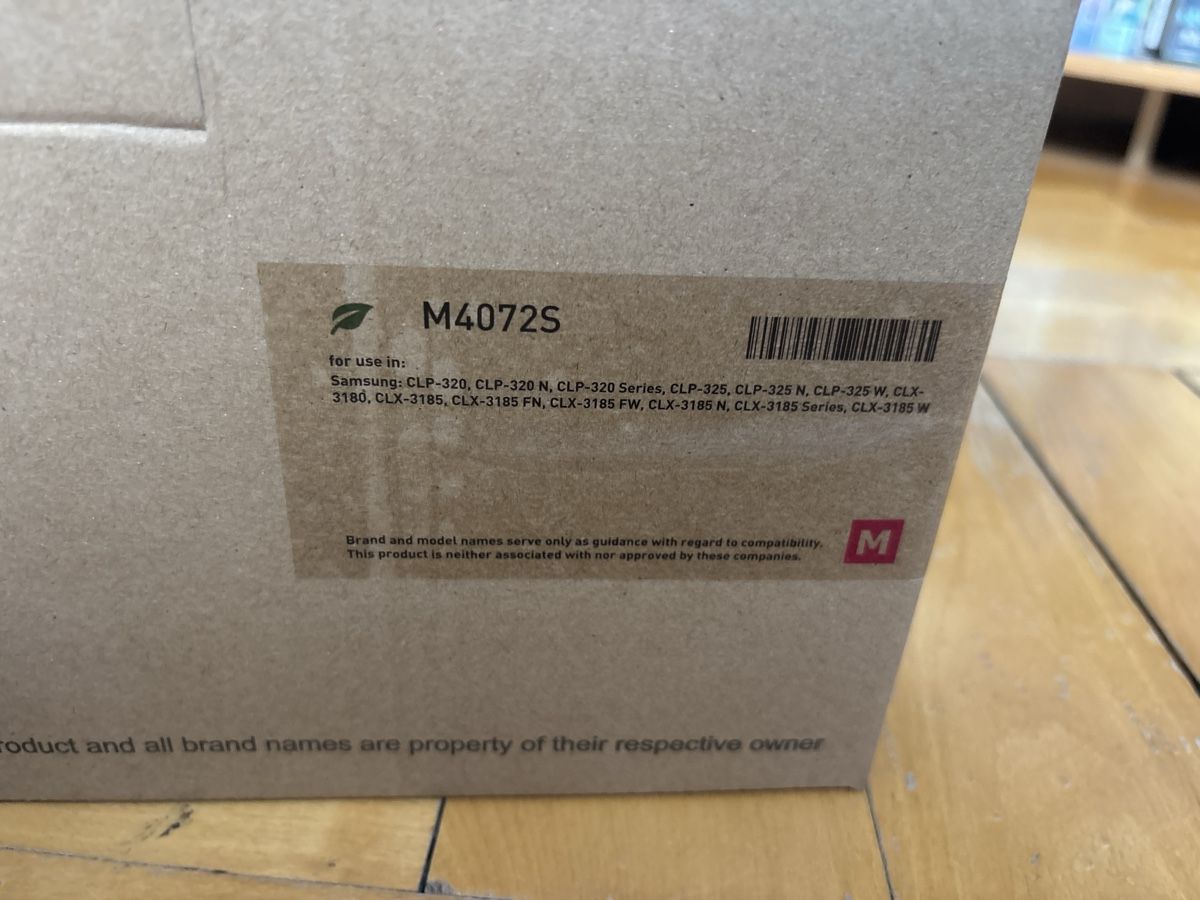 Samsung Cartucce per stampanti & toner: Samsung M4072S Toner – Nuovo e nell'imballaggio originale da Zürich venduto da macmats 1