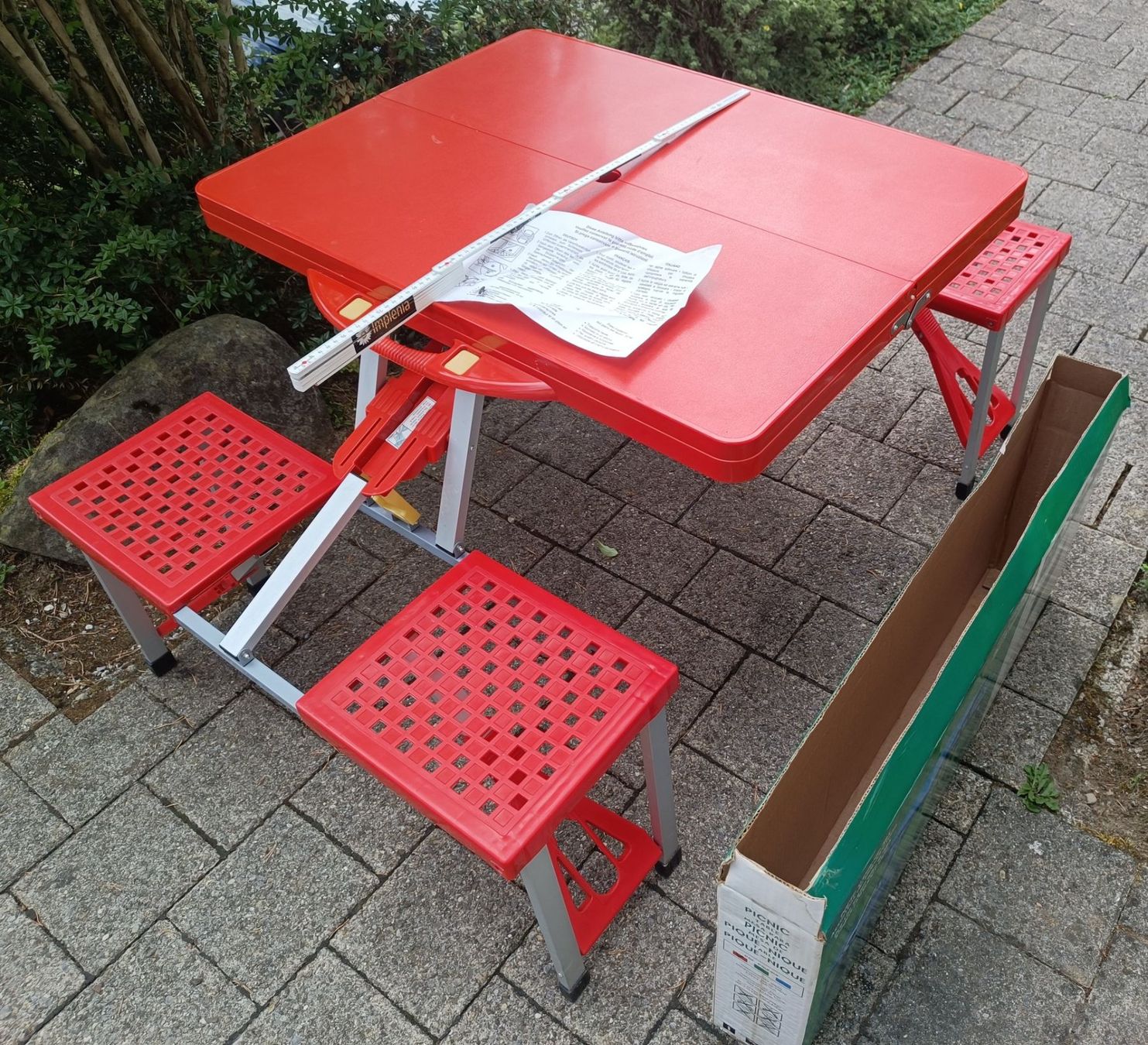 Tavoli: Campingtisch / Picknicktisch im Koffer – Usato da Steinhausen venduto da hschaefer 3