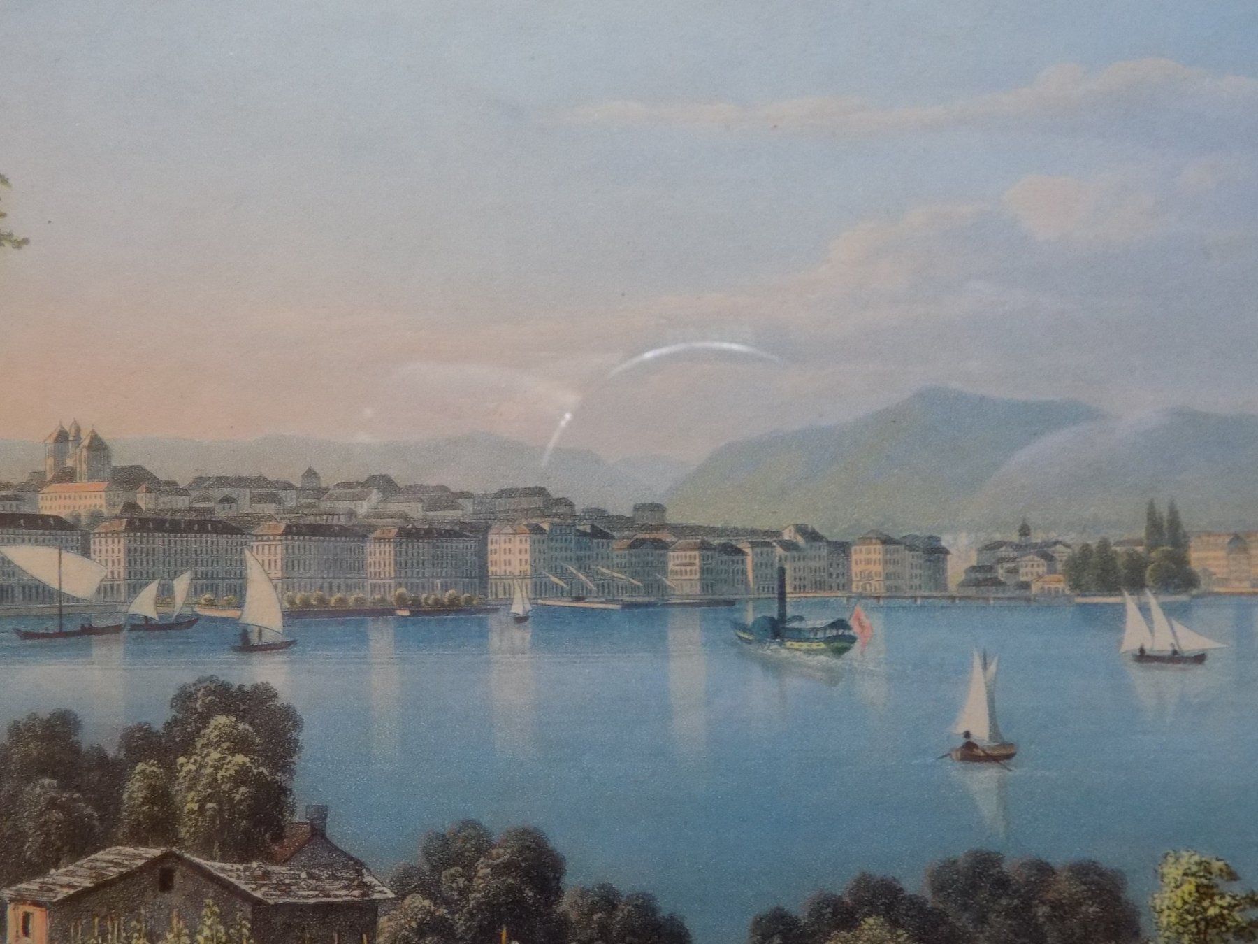 Incisioni: Genève Genf herrliches Kolorit – Usato da Risch venduto da Rischli15 6
