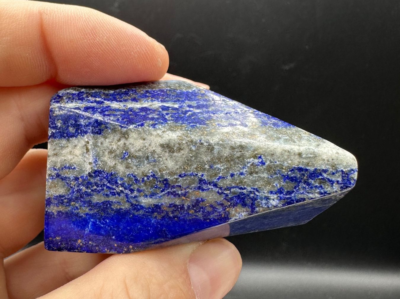 Minerali & Pietre curative: Lapislazuli Freiform, Handschmeichler Heilstein – Nuovo e nell'imballaggio originale da Männedorf venduto da Handschmeichler 2