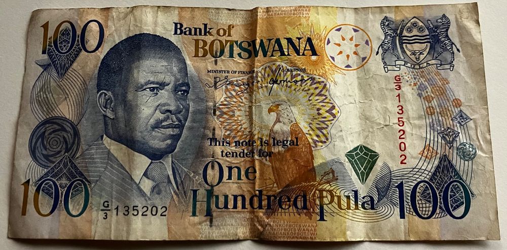 Botswana 100 Pula (Gebraucht) in Algetshausen für CHF 24.9 – mit ...