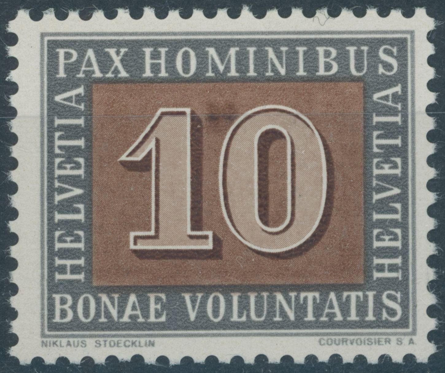 Alle Briefmarken: 1945 - PAX - Abart - postfrisch ** – Neu (gemäss Beschreibung) aus Schindellegi von leecollect