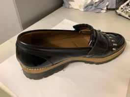 Elegante Damen Loafers, Schwarz, Grösse 38, Top Zustand!