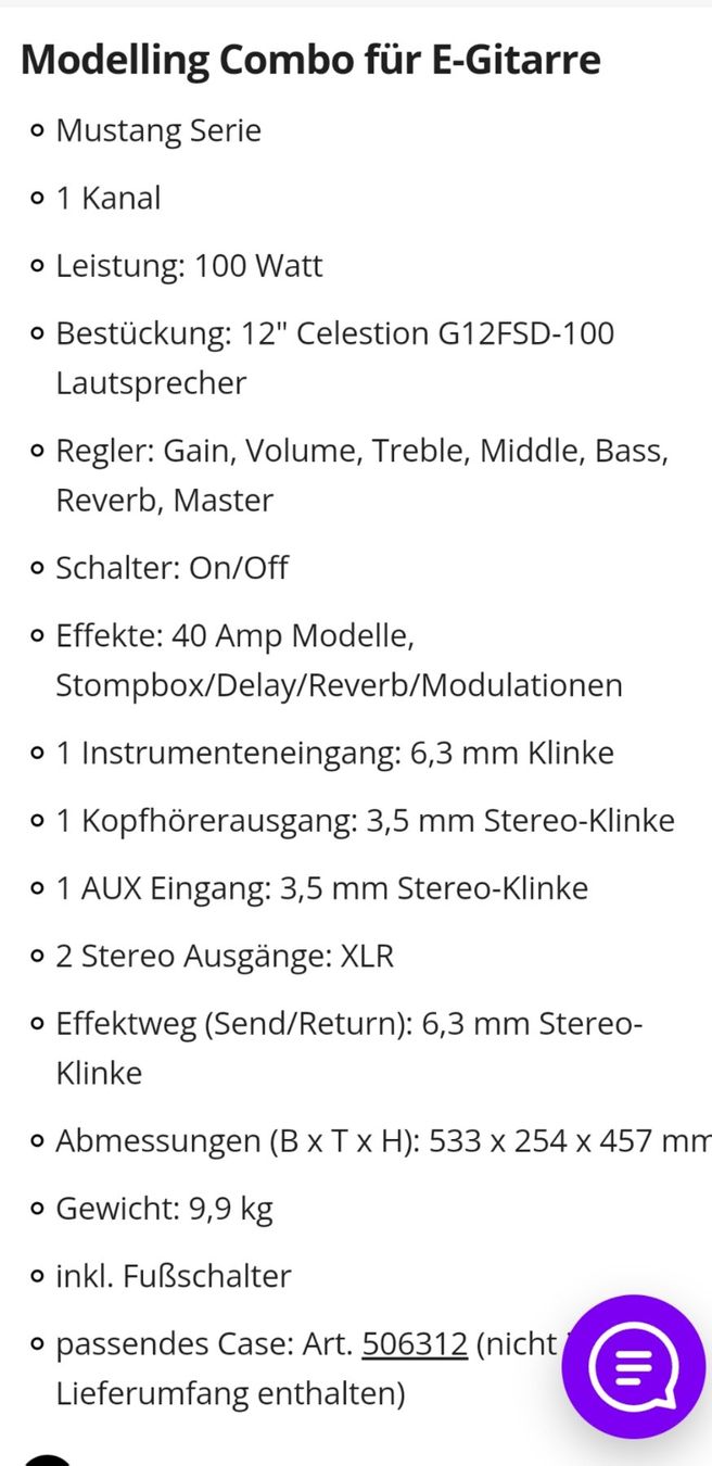 Fender Amplificatori: Fender GTX 100 Verstärker – Nuovo (secondo la descrizione) da Luzern venduto da pirovino73 3