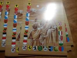 12 Postkarten ungelaufen, Rütlischwur, Karten von 1991