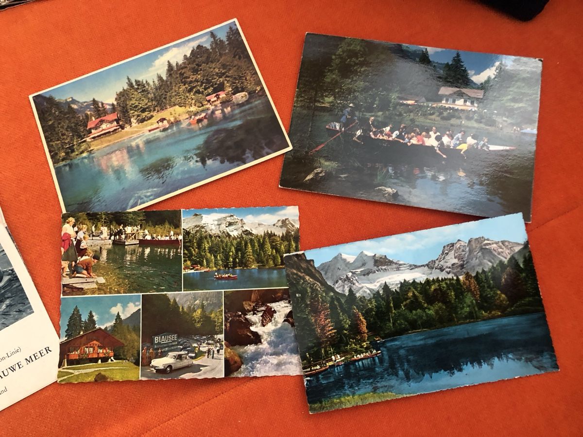 Ansichtskarten: kleine feine Sammlung BLAUSEE ab 1930 – Gebraucht aus Lufingen von Rac0 4