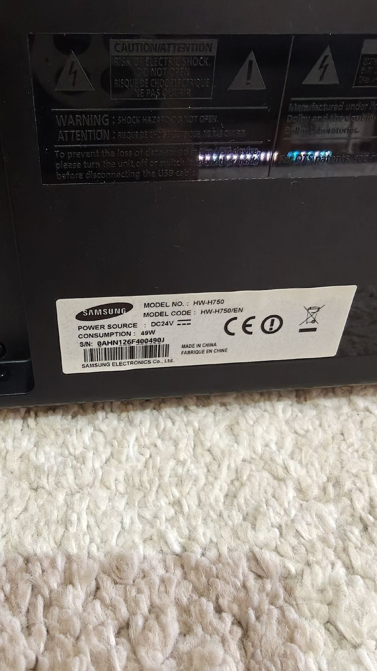 Samsung Home Cinema: Samsung hw-h750 Soundbar – Usato da Peseux venduto da dobdive 2