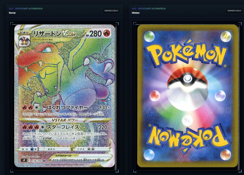 Pokémon Carte collezionabili: Charizard VSTAR (s9 118) AOG 10 Pristine no PSA – Usato da Rickenbach-Sulz venduto da TheProf128 3