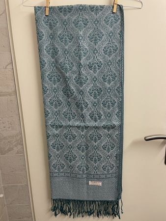 Green Pashmina Cashmere Scarf Brand New