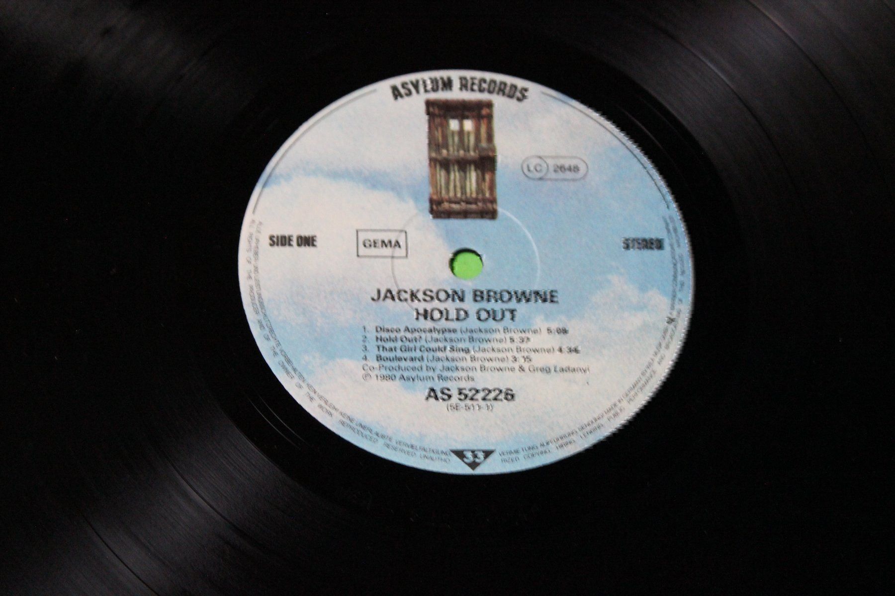 Dischi in vinile: Jackson Browne - Hold on LP Vinyl 1980 – Usato da Tübach venduto da JamesStone 2