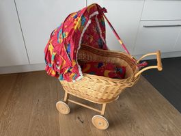 Puppenwagen aus Weide