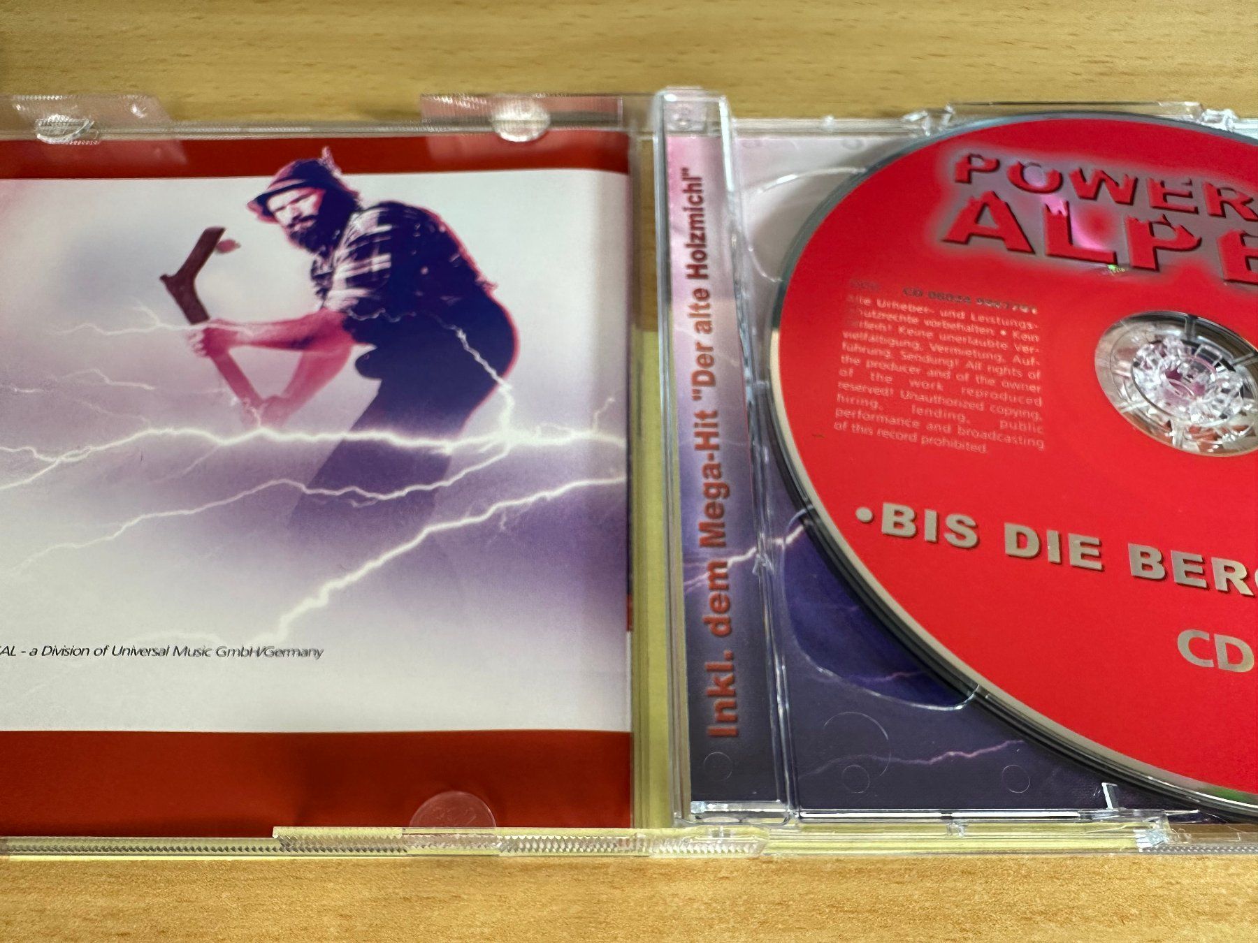 CD: Power der Alpen: inkl. "Der alte Holzmichl" - 2 CD – Usato da Rikon im Tösstal venduto da Alpenmutz 2