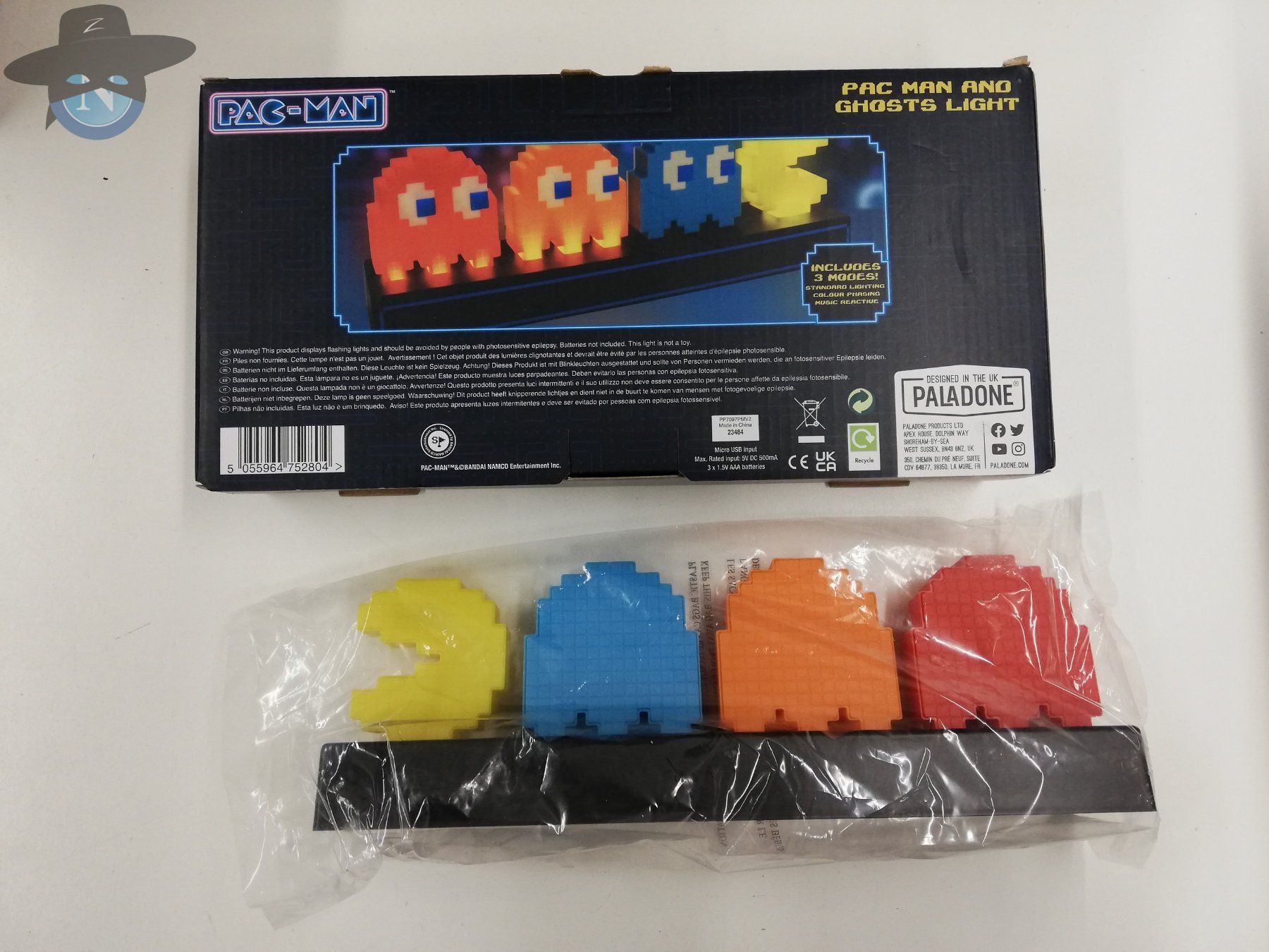 Nintendo Giochi: Pac - Man Tisch-Leuchte  "Pac Man and Ghosts" – Usato da St. Gallen venduto da zorro_dc 1