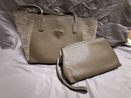 Maison Mollerus Handtasche, beige