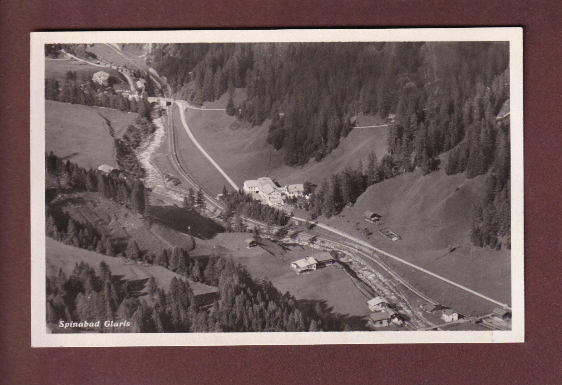 Ansichtskarten: DAVOS - Spinabad Glaris – Gebraucht aus Pully von nicecards