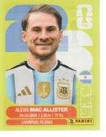 FIFA WORLD CUP 2026 Panini Sticker ARG 9 ALEXIS MAC ALLISTER