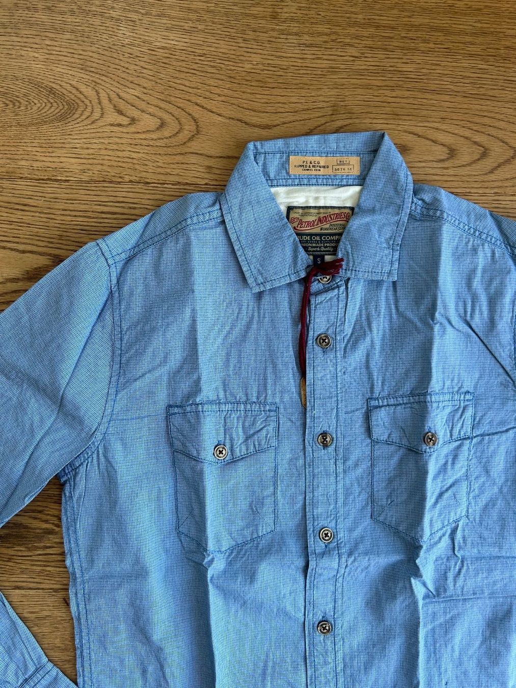 Camicie: Hemd, Petrol //NEU// S – Nuovo (secondo la descrizione) da Stettfurt venduto da outlet72 1