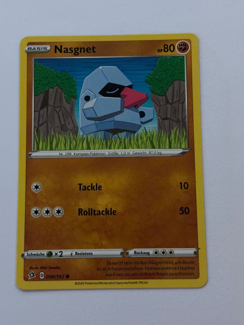 Pokémon Carte collezionabili: Pokemon-Karte Nasgnet 096/192 – Usato da Herisau venduto da Seyashop1