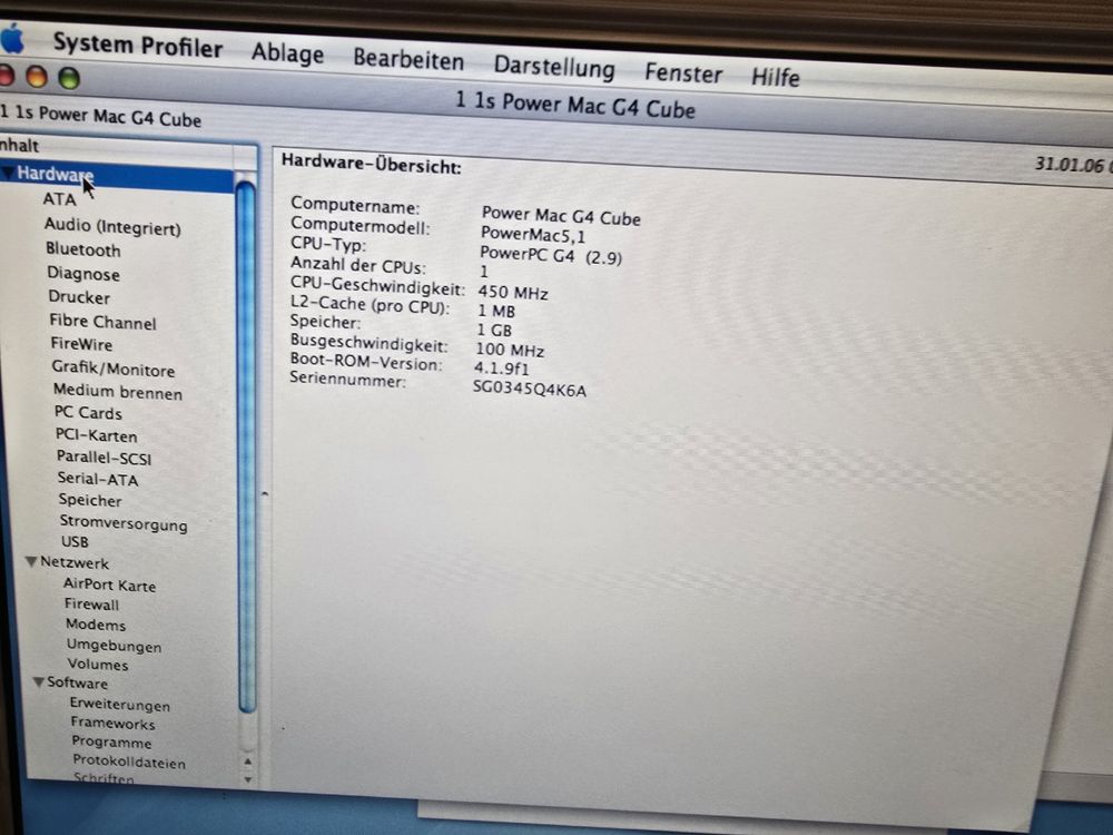 Apple Power Mac G4 Cube + Display - Kultobjekt für Sammler! (Gebraucht ...