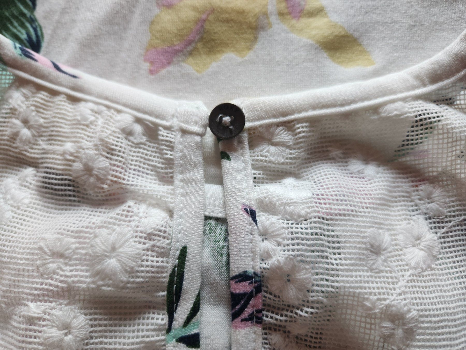Roxy Kleider: Robe Roxy imprimé tropical blanc taille S new – Neu (gemäss Beschreibung) aus Neuchâtel von Virg30 6