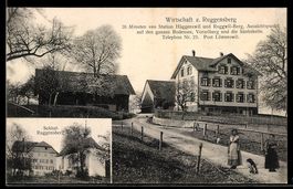 AK Häggenschwil, Gasthaus zum Ruggensberg, Schloss Ruggensbe