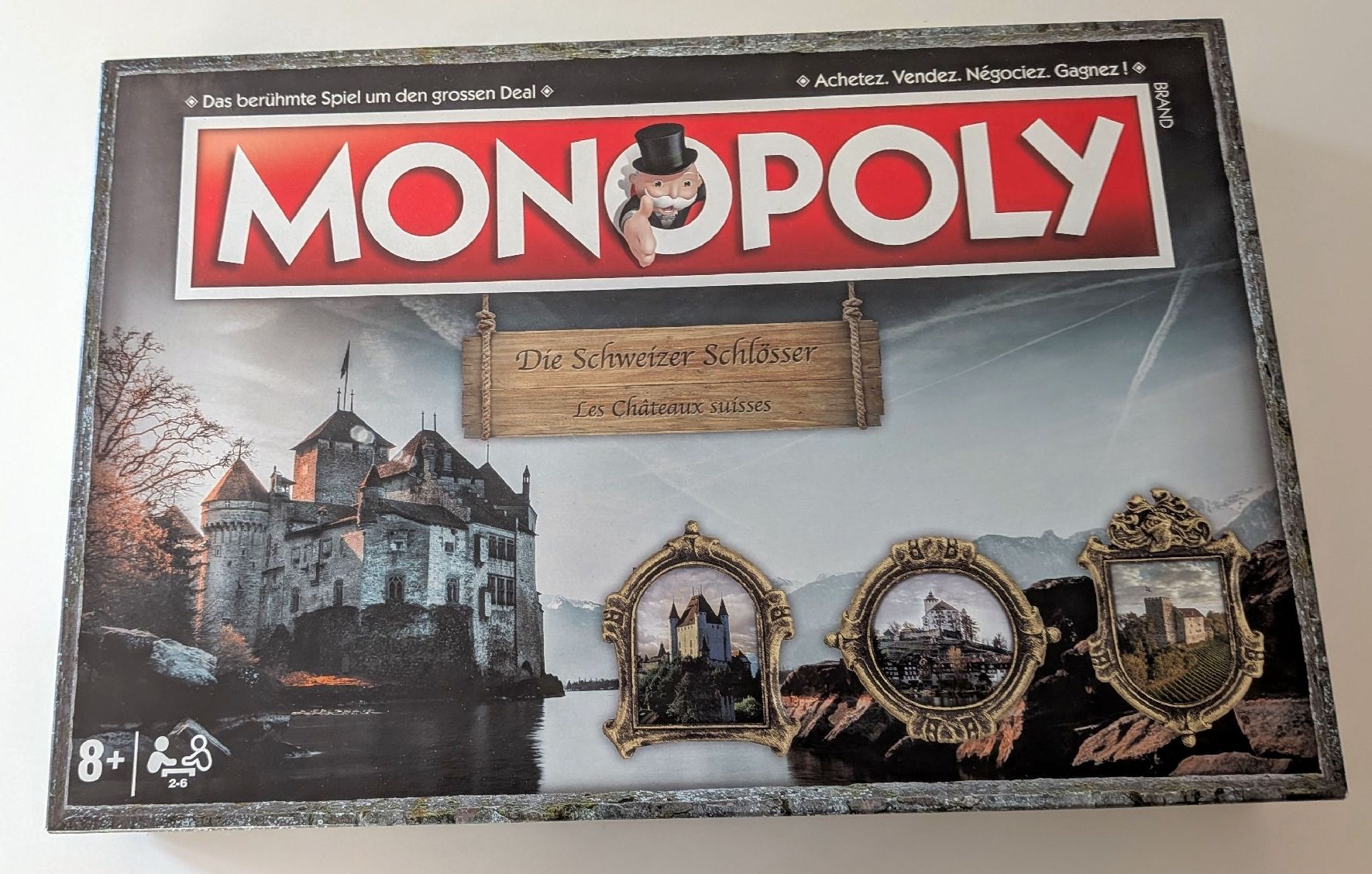 Spiele: Monopoly Die Schweizer Schlösser Board Game Complete – Gebraucht aus Zürich von beim2011