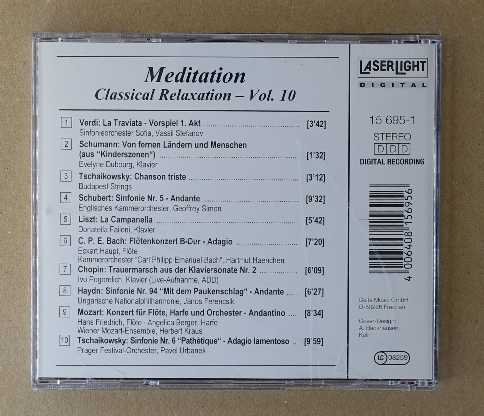 CDs: Meditation - Classical Relaxation - Vol. 10 - F24 – Gebraucht aus Sessa von fraenklishop 1