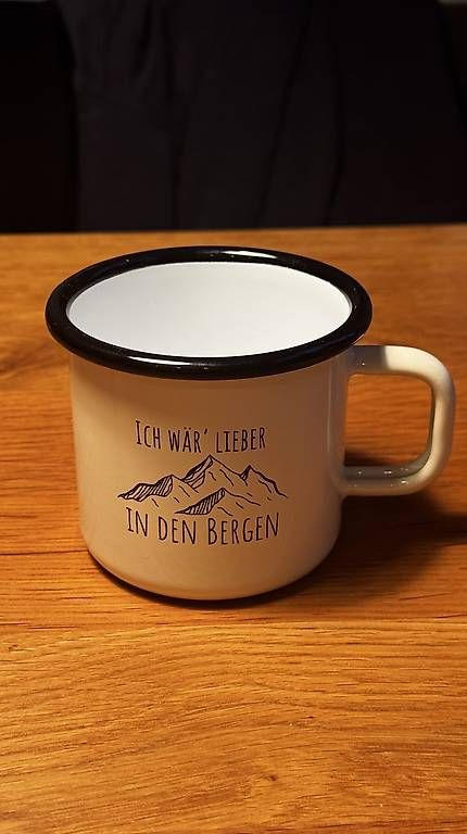 Tazze: Bergmensch Emaille Tasse – Nuovo (secondo la descrizione) da Bern venduto da HUNT08