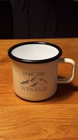 Bergmensch Emaille Tasse