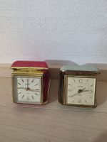 Lot 2x Vintage Reisewecker – Goldbühl & Europa (WG)