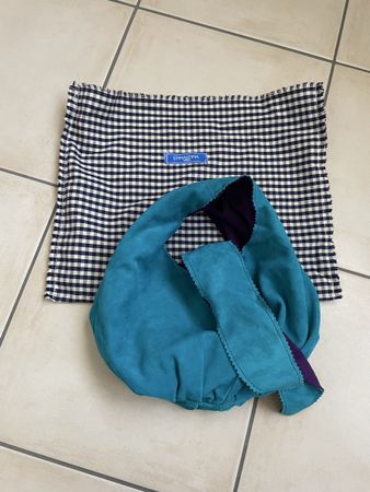 Piccola pochette morbida double face