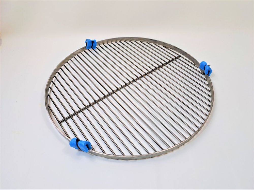 Gitter & Roste: Grillrost Ø 60cm aus Edelstahl + Kettensatz, Top-Qualität ! – Neu und originalverpackt aus Biel / Bienne von NUTRENA