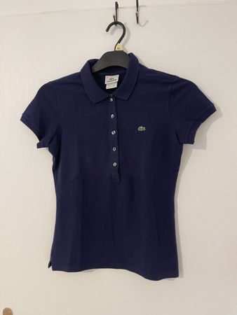 Lacoste Damen Polo Shirt, Dunkelblau, Gr.38, Top Zustand