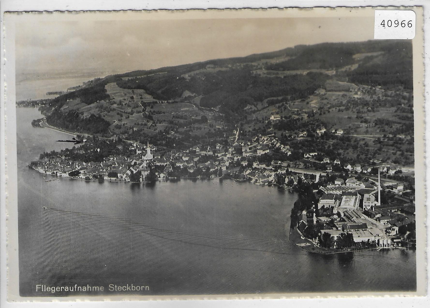 Cartoline postali: Fliegeraufnahme Steckborn – Usato da Ettingen venduto da Kartenplanet