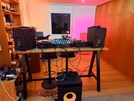 KRK Studio-/DJ-Soundsystem + komplettes Zubehör