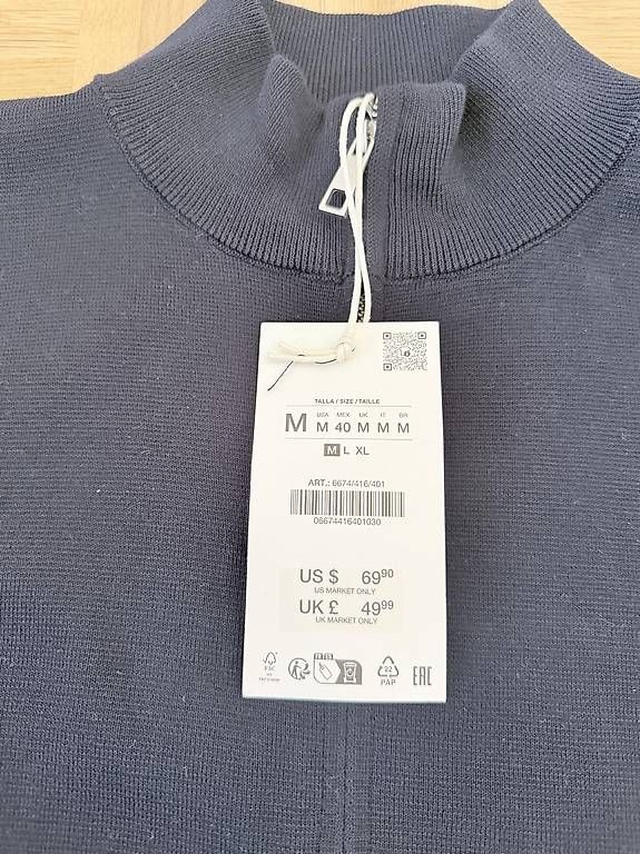 Zara Giacche: Zara Strickjacke Dunkelblau – Nuovo e nell'imballaggio originale da Basel venduto da alu_l9s8 1