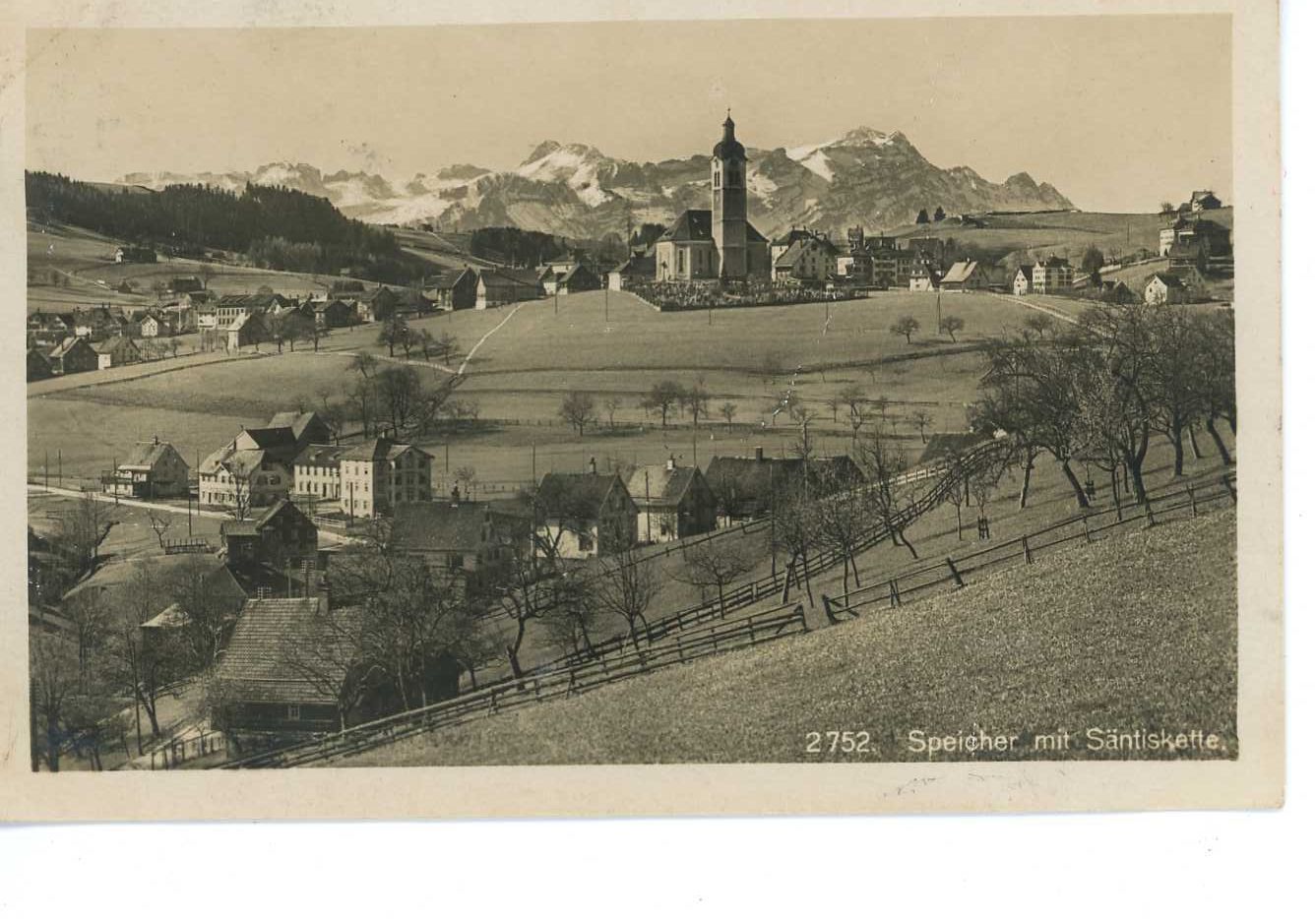 Cartoline postali: Speicher Säntis Ortstempel 1931 – Usato da Dallenwil venduto da montem63
