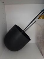 Blumenampel metall schwarz