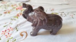 Sugilith Elefant Stein Figur, Rarität!!Gewicht 432g